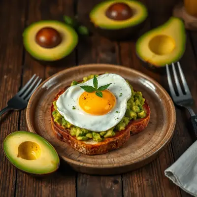 Tartine avocat & œuf poché