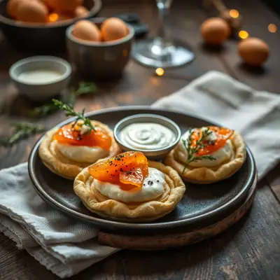 Blinis saumon & crème