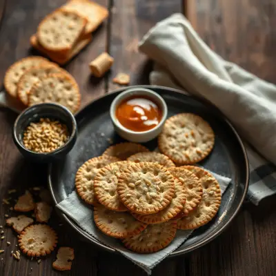 Crackers maison aux graines