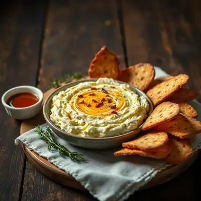 Dip feta-poivron grillé