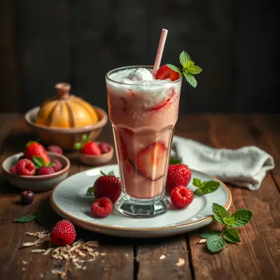 Frappé à la Fraise