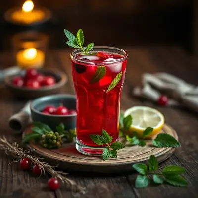 Hibiscus cooler