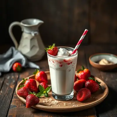 Milkshake à la Fraise