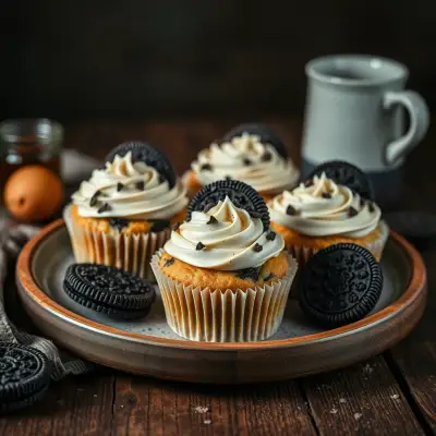 Muffin Oreo chocolat blanc
