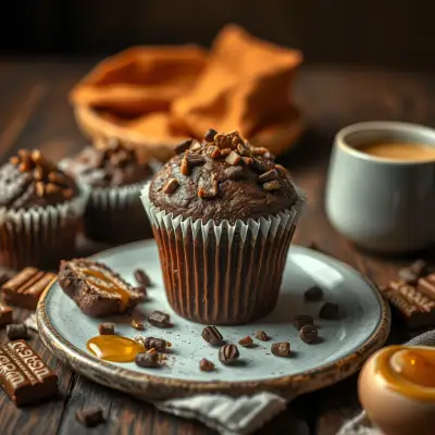 Muffin Snickers cacahuète