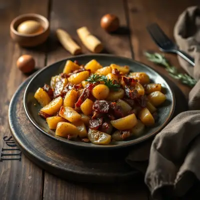 Pommes de terre sautées aux lardons
