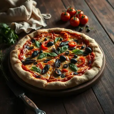 Pizza Poivrons Anchois