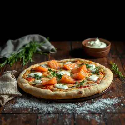 Pizza Saumon Épinards