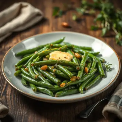 Poêlée de haricots verts