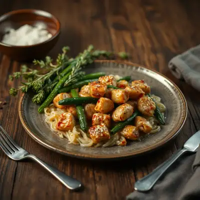 Poêlée de poulet aux légumes