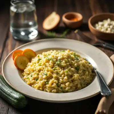 Risotto Courgette Chèvre