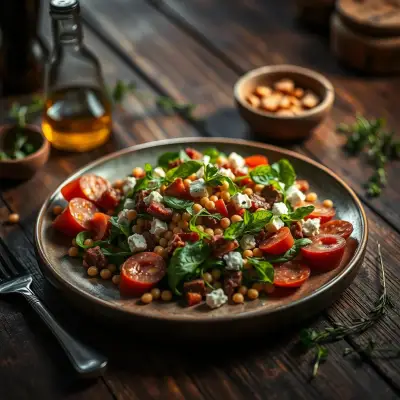 Salade Chorizo-Fèves