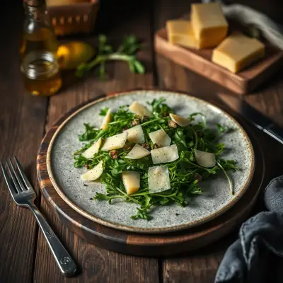 Salade roquette-parmesan