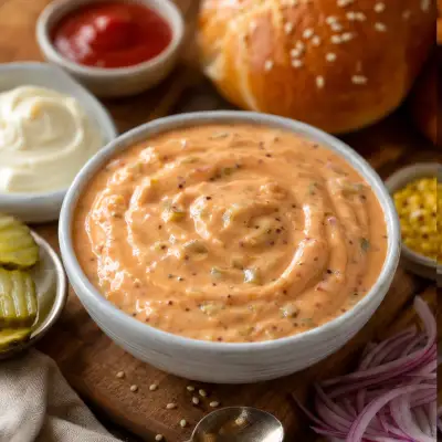 Sauce burger