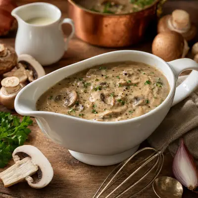 Sauce aux champignons