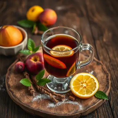 Thé glacé pêche maison